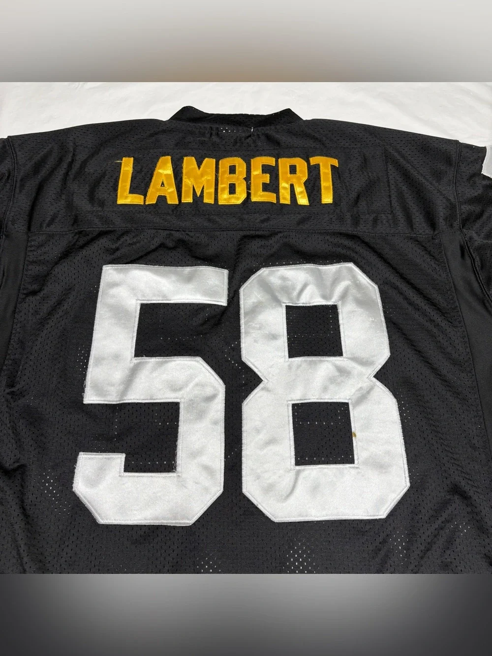 Mitchell Ness 1975 Pittsburgh Steelers Jack Lambert Throwback Jersey Mens 52 XXL - Picture 9 of 12